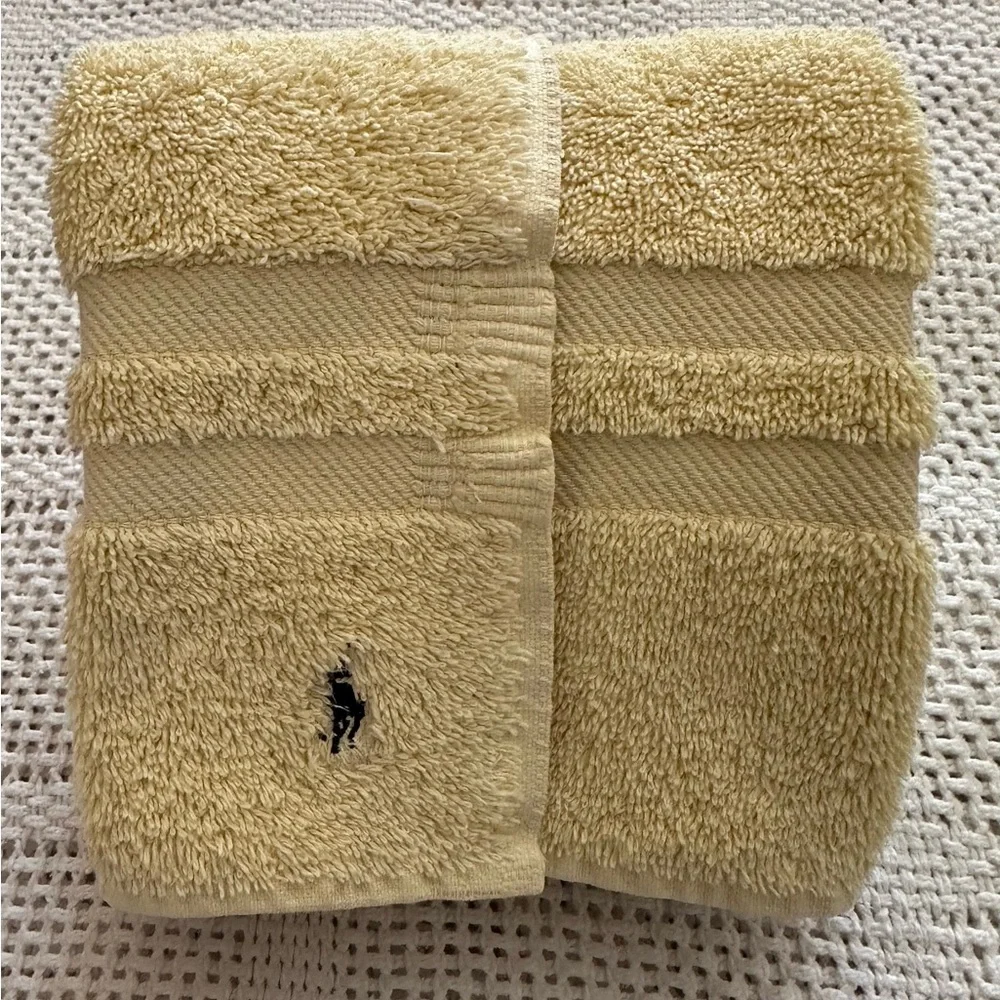 Ralph Lauren Cream Cotton Towel